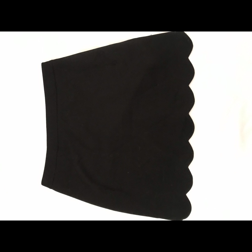 Nordstrom Lush Scalloped Mini Skirt